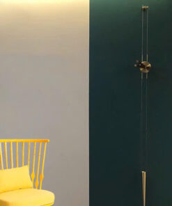 Đồng hồ treo tường thanh lịch phong cách tối giản dài