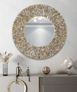 Gương dáng tròn đơn giản