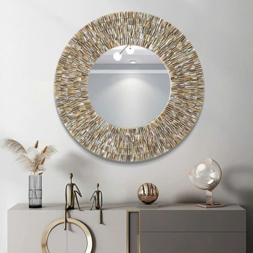 guong-dang-tron-don-gian (1) Gương dáng tròn đơn giản