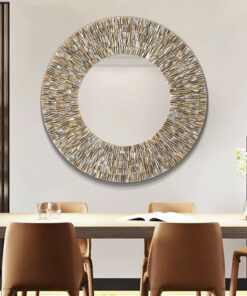 Gương dáng tròn đơn giản