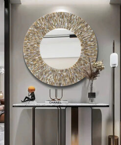 Gương dáng tròn đơn giản