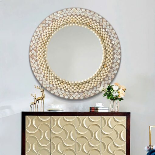 guong-dang-tron-don-gian (5) Gương dáng tròn đơn giản