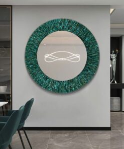 Gương dáng tròn đơn giản