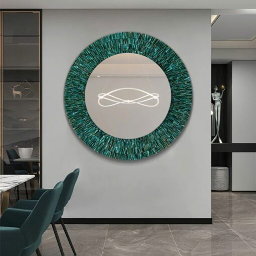 guong-dang-tron-don-gian (6) Gương dáng tròn đơn giản