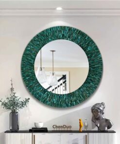 Gương dáng tròn đơn giản