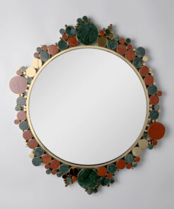 Gương trang trí gắn đá cẩm thạch