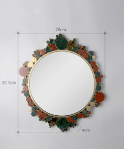 Gương trang trí gắn đá cẩm thạch