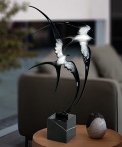 Mẫu decor đôi chim én