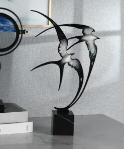 Mẫu decor đôi chim én