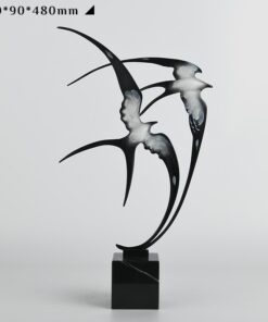 Mẫu decor đôi chim én