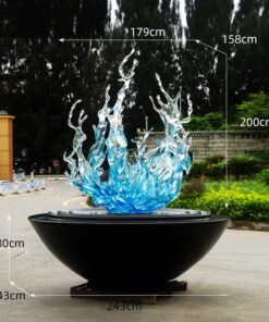 Mô hình dòng nước chảy trang trí