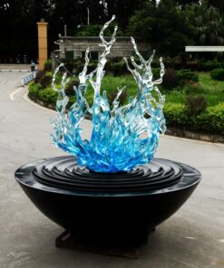 Mô hình dòng nước chảy trang trí