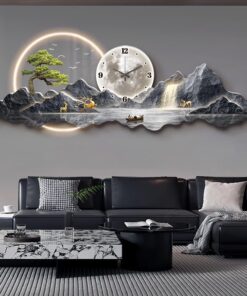 Tranh đồng hồ treo phòng khách