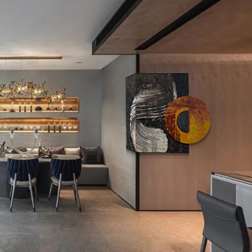 tranh son dau decor canh tuong 1 (4) Tranh sơn dầu vẽ tay trang trí cạnh tường