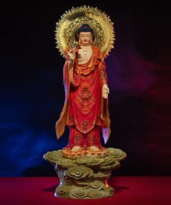 Tượng A Di Đà bằng đồng nguyên khối