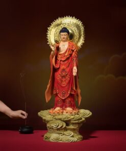 Tượng A Di Đà bằng đồng nguyên khối