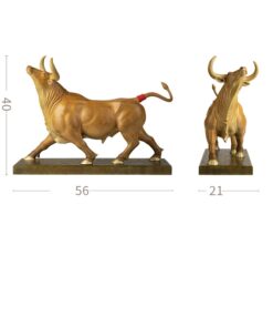 Tượng bò tót size đại trang trí văn phòng