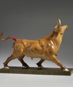 Tượng bò tót size đại trang trí văn phòng