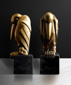 Tượng chim gõ kiến decor