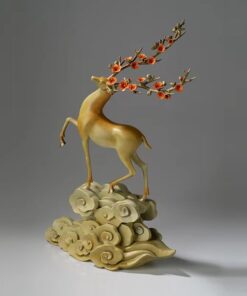 Tượng hươu để bàn