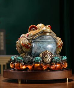 Cóc Thiềm Thừ Ngọc Đồng Đa Sắc - Tài Lộc Tụ Hội