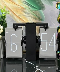 Đồng hồ lật Vintage – Điểm nhấn thời gian cho phòng khách