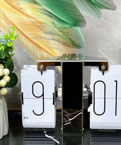 Đồng hồ lật Vintage – Điểm nhấn thời gian cho phòng khách