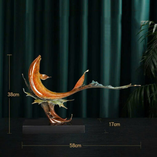 tuong-ca-chep-vuot-song (1) Tượng Cá Chép Vượt Sóng