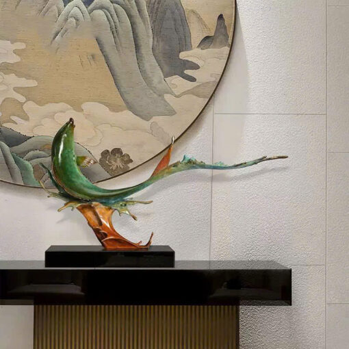 tuong-ca-chep-vuot-song (2) Tượng Cá Chép Vượt Sóng