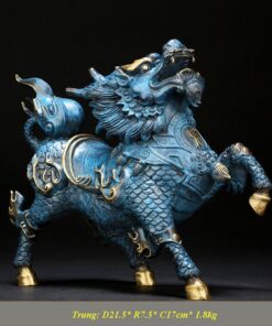 Tượng Thánh Mã Kỳ Lân bằng đồng