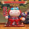 Mèo Thần Tài Samurai Nhật Bản