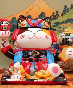 Mèo Thần Tài Samurai Nhật Bản