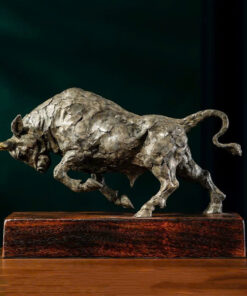 Tượng Bò Tót Dũng Mãnh Phong Thủy