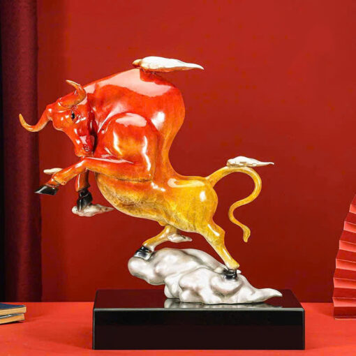 tuong-bo-tot-tai-loc (2) Tượng Bò Tót Tài Lộc - Khí Thế Đại Thành