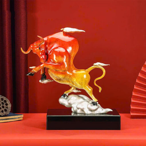 tuong-bo-tot-tai-loc (3) Tượng Bò Tót Tài Lộc - Khí Thế Đại Thành