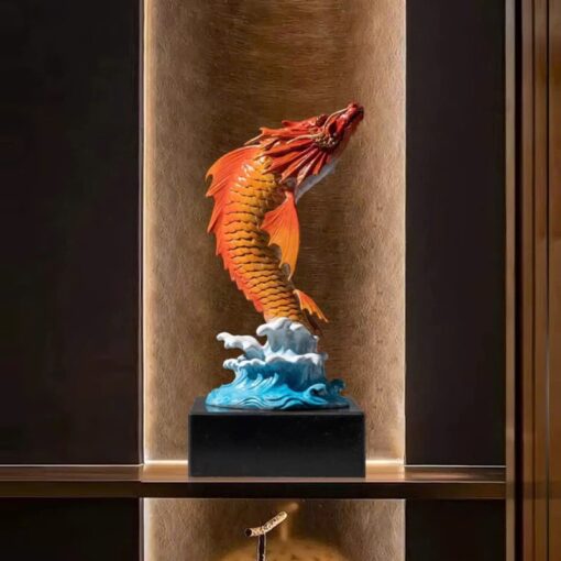 tuong-ca-chep-hoa-rong (4) Tượng Cá Chép Hóa Rồng