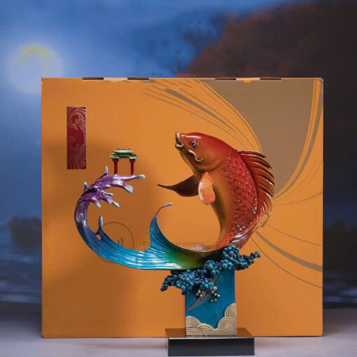 tuong-ca-chep-vuot-vu-mon-hoa-rong (2) Tượng Cá Chép Vượt Vũ Môn Hóa Rồng