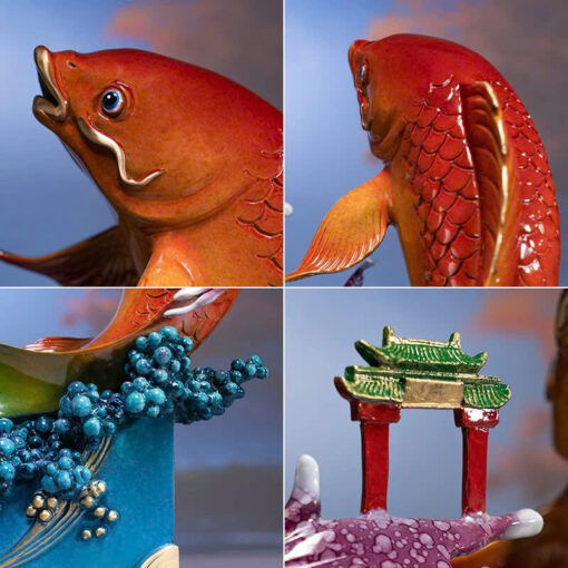 tuong-ca-chep-vuot-vu-mon-hoa-rong (3) Tượng Cá Chép Vượt Vũ Môn Hóa Rồng