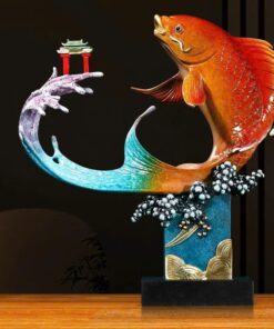 Tượng Cá Chép Vượt Vũ Môn Hóa Rồng