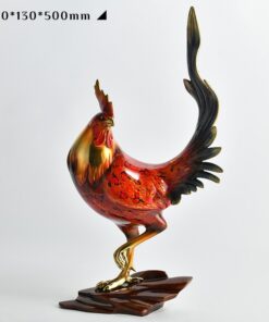 Tượng Gà Trống Nghệ Thuật Đa Sắc Cao Cấp