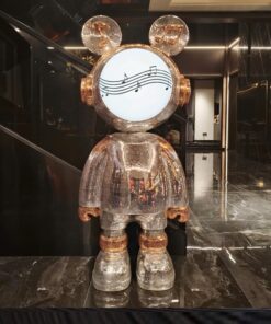 Tượng Gấu Disco Bling