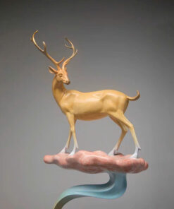 Tượng Hươu Phong Thủy Lộc Đỉnh Vân