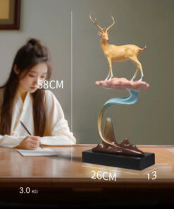 Tượng Hươu Phong Thủy Lộc Đỉnh Vân