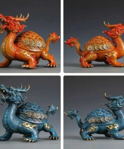 Tượng Long Quy Chiêu Tài Trường Thọ