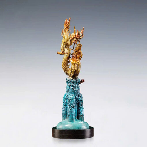 tuong-rong-dung-uy-nghi-tren-song-nuoc (1) Tượng Rồng Đứng Uy Nghi Trên Sóng Nước