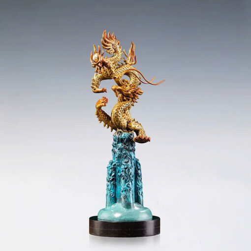 tuong-rong-dung-uy-nghi-tren-song-nuoc (2) Tượng Rồng Đứng Uy Nghi Trên Sóng Nước