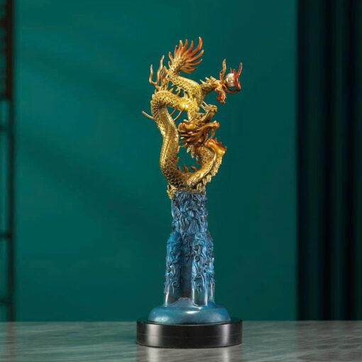 tuong-rong-dung-uy-nghi-tren-song-nuoc (6) Tượng Rồng Đứng Uy Nghi Trên Sóng Nước