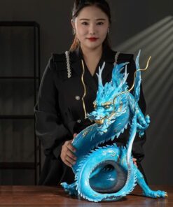 Tượng Rồng Thiên Thanh Uốn Lượn