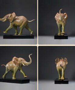 Tượng Voi Phong Thủy Tiến Bước