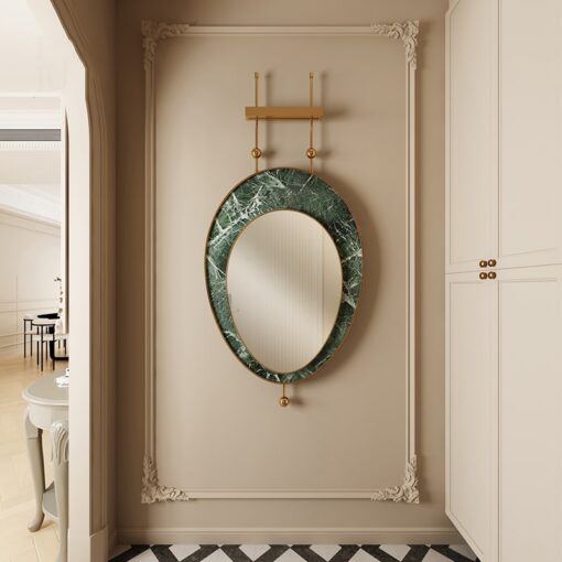 guong-decor-hinh-oval-sang-trong (2) Gương Decor Hình Oval Sang Trọng